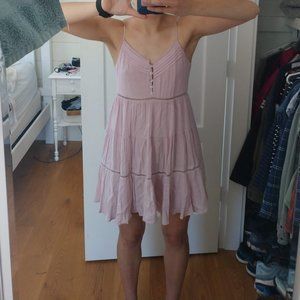 Kimchi Blue Summer Dress in Dusty Rose